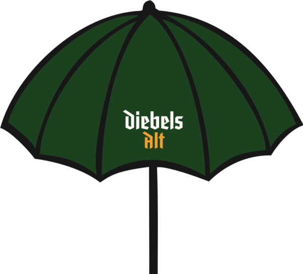 Regenschirm "Diebels Alt"